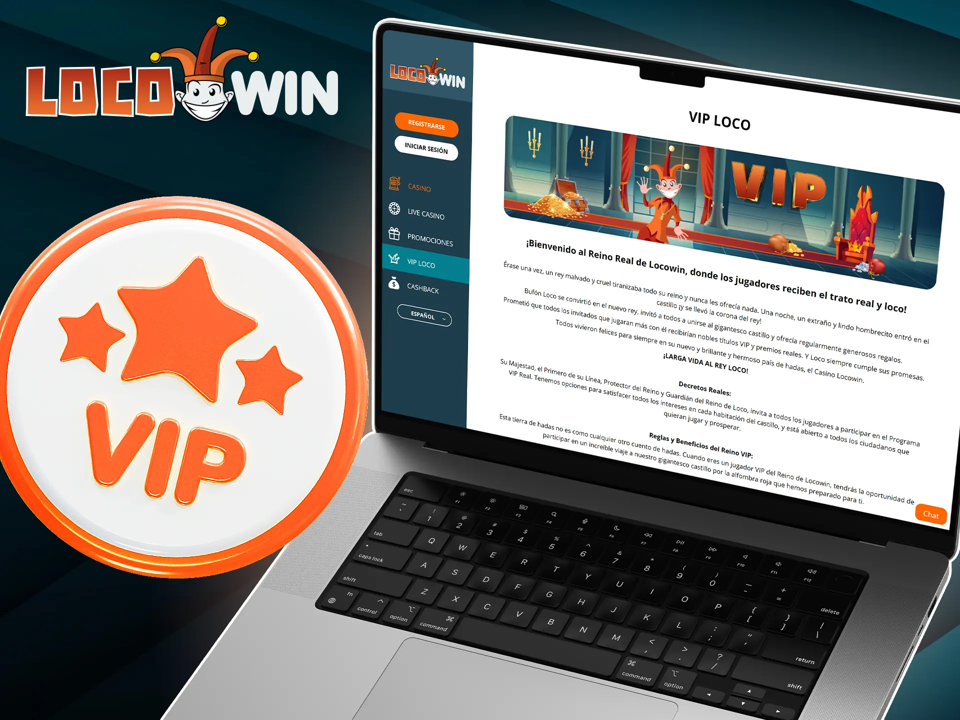 Asciende en el programa VIP de LocoWin Casino y desbloquea recompensas exclusivas.