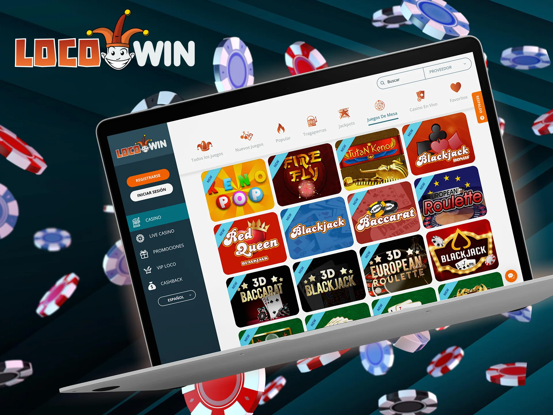 Entra a formar parte del mundo de los juegos de mesa Locowin.