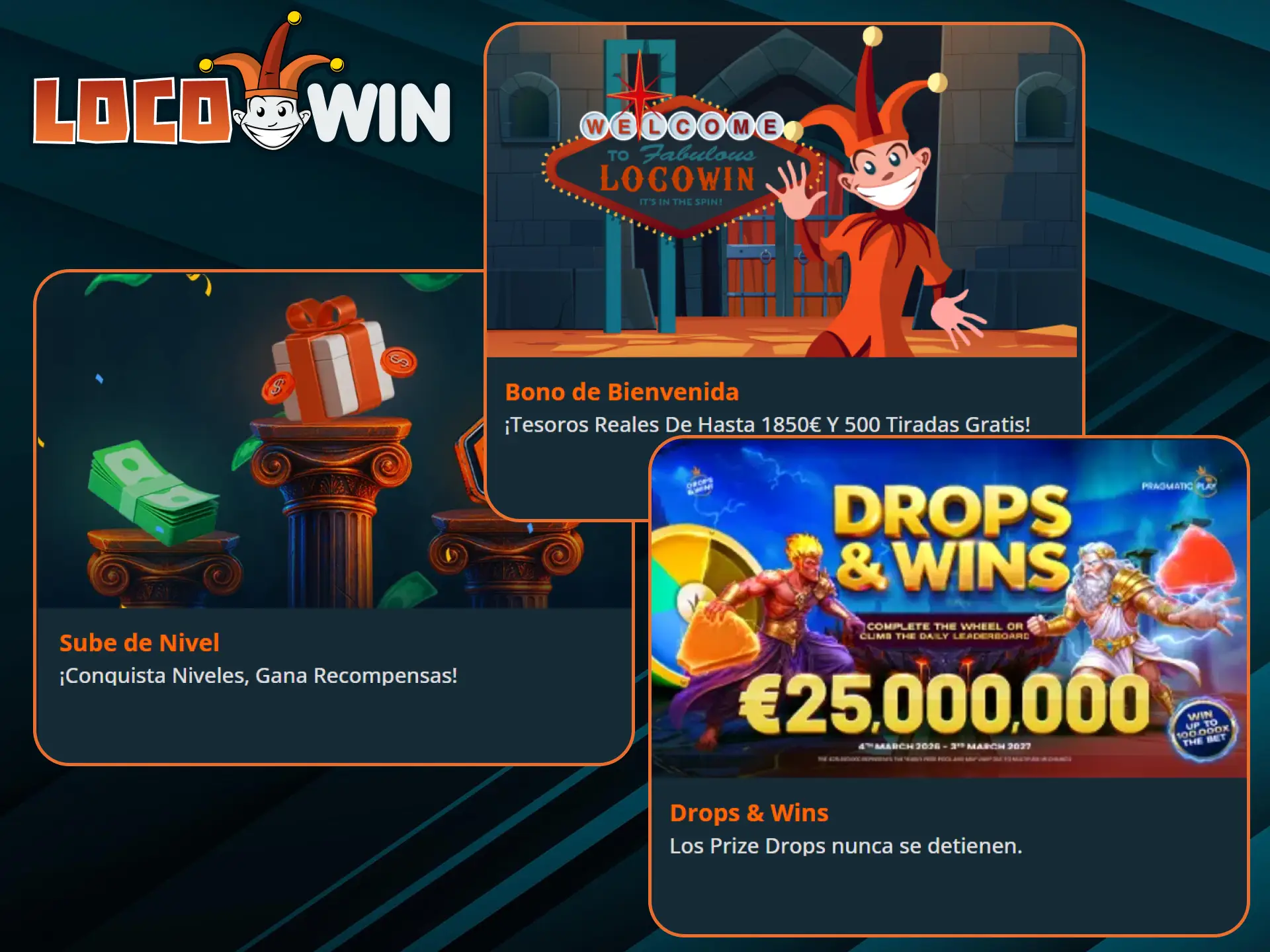 Descubra las promociones que LocoWin ofrece a sus usuarios.