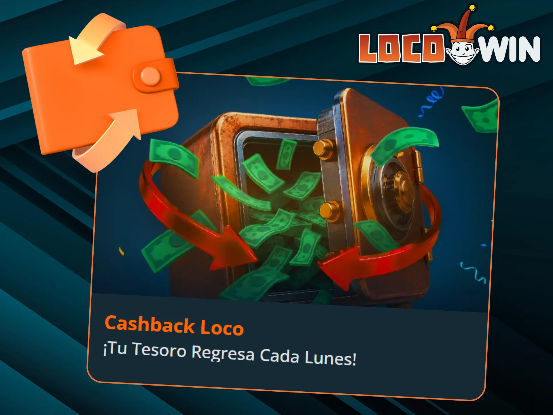 Juega sin riesgo con el Loco-cashback de LocoWin.