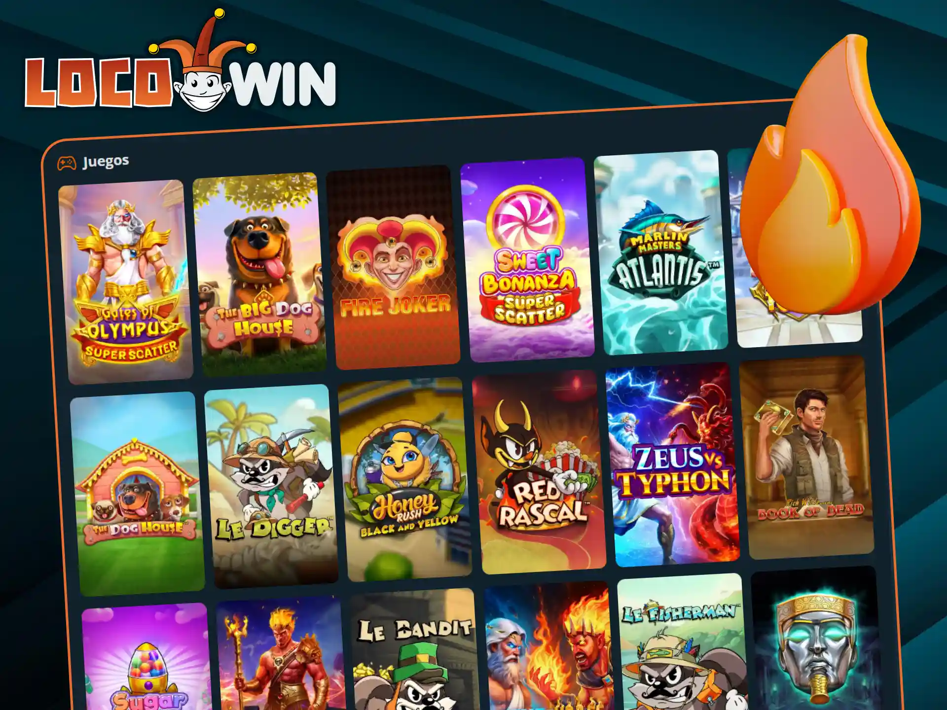 Juega a las tragaperras más populares en LocoWin y gana.